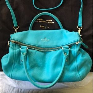 Aqua Kate Spade Bag with Coverlet